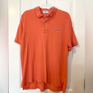 Southern Tide Coral Light Orange Skipjack Polo Shirt